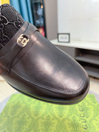 GG Men's Loafer Black Cowhide 233530