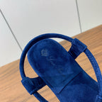 Mindil Sandal Blue Seude