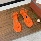 Mindil Sandal Orange Seude