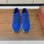 LP Week End Walk Sneaker In Blue Mix Dark Grey Denim Fabric And Sudede 984388