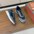 LP Week-End Walk Sneaker In Grey Black Mix Blue Mesh Fabric 984408