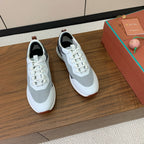 LP Week-End Walk Sneaker In Grey White Mix Black Mesh Fabric 984415