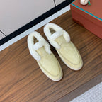 LP Open Walk Chukka Boot Light Lime Suede Lamb Fur