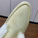LP Open Walk Chukka Boot Light Lime Suede Lamb Fur