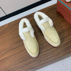 LP Open Walk Chukka Boot Light Lime Suede Lamb Fur