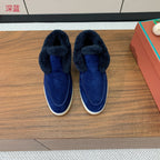LP Open Walk Chukka Boot Midnight Blue Suede Lamb Fur