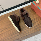 LP Open Walk Chukka Boot Chocolate Suede Lamb Fur