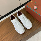 LP Week-End Walk Sneaker In White Suede 984397