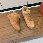 LP Winter Nuages Ankle Boot Camel Fur Suede 550811