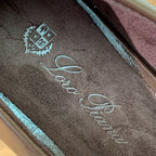 LP Rebecca Ballet Flats In Brown Patent Cowhide 474776