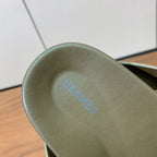 HM Kazimir Sandal Etoupe Suede Calfskin 294033