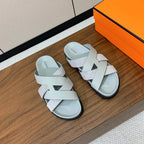 HM Kazimir Sandal baby Blue Suede Calfskin 294038