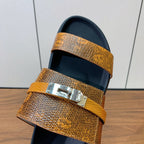 HM Jackson Sandal Brown Cowhide 294065