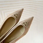 CC Ballet In Beige Suede 151519