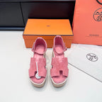 HM Luce 30 Sandal 65mm Pink Suede 622756