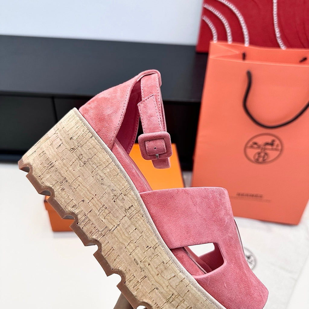 HM Luce 30 Sandal 65mm Pink Suede 622756