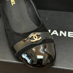 CC High Heels Black Suede And Lambskin