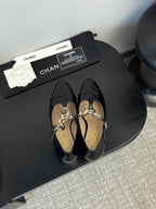 CC 25 Marry Jane Black Lambskin 329763