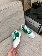 CC 24C Sneaker White Green Suede Sheepskin 688654