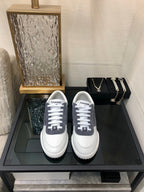 CC 24C Sneaker White Grey Suede Sheepskin 688656