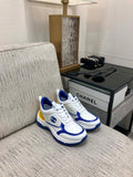 CC Sneaker Blue Yellow Nappa Leather