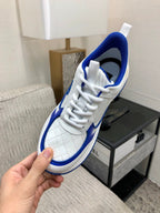 CC Sneaker Blue Yellow Nappa Leather