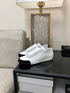 CC Sneake Black Mix White Grey Cowhide And Velvet