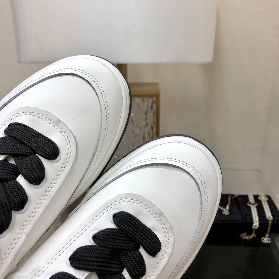 CC Sneaker Black Mix White Cowhide