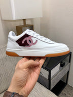 CC Sneaker Dark Red Mix Pink White Cowhide