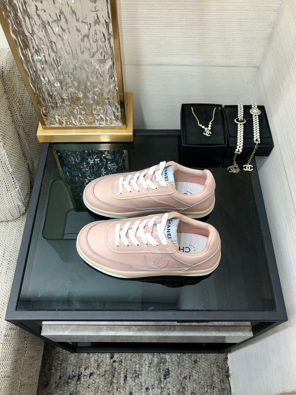 CC Sneaker Pink Cowhide