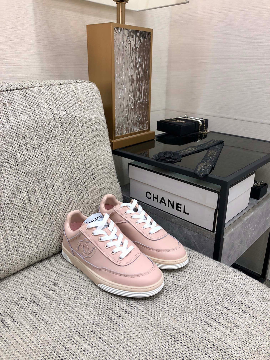 CC Sneaker Pink Cowhide