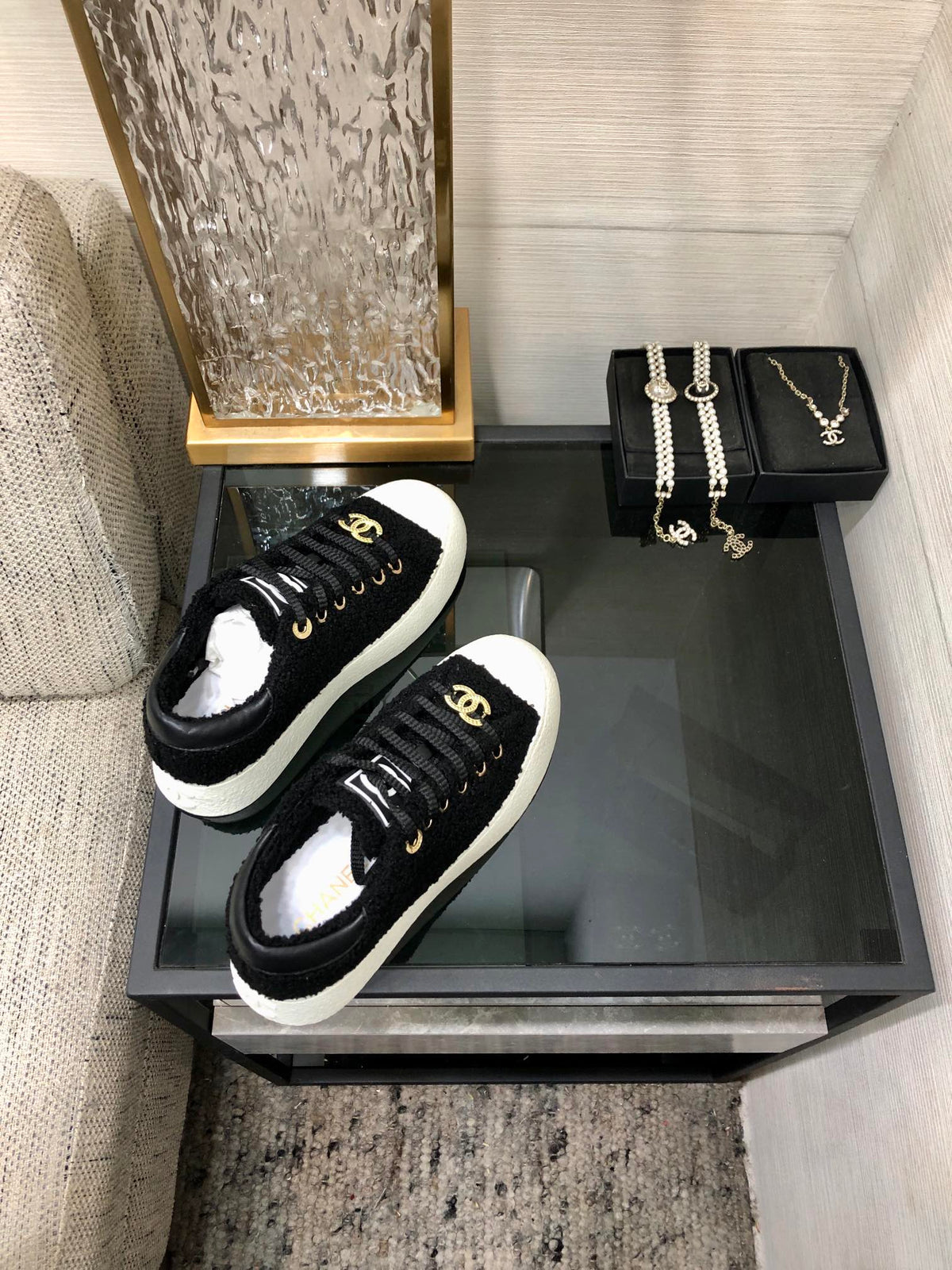 CC Low Sneaker Black Wool