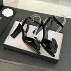 CC Sandals 80mm Black Suede
