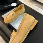 CC Moccasins Yellow Suede
