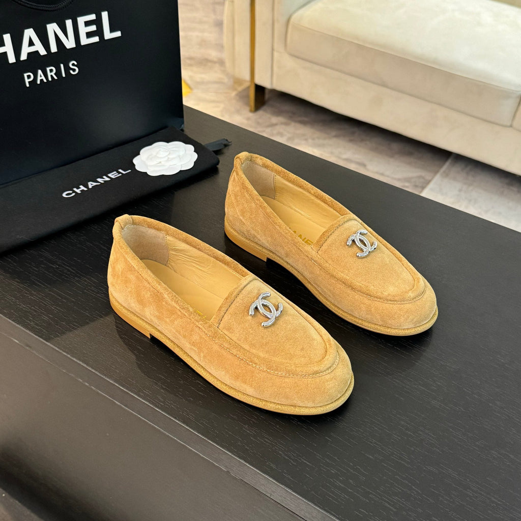 CC Moccasins Yellow Suede
