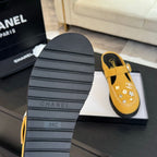 CC 25C Mule Sandal Canary Yellow Imported Cowhide 212944
