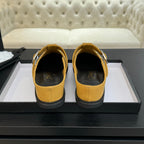 CC 25C Mule Sandal Canary Yellow Imported Cowhide 212944