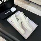 CC 25C Moccasins White Patent Leather