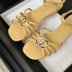 CC 15mm Sandal DarkCream Sheepskin 212923