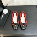 CC Ballet Flats Red Cowhide 313471