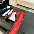 CC Ballet Flats Red Cowhide 313471