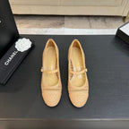 CC 25P Mary Jane 50mm Beige Raffia 373792