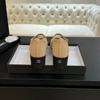 CC 25P Mary Jane 50mm Beige Raffia 373792