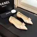 CC 25A Ballerina Beige Satin And Sheepskin 373778