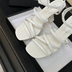 CC Cruise 25/26 Sandal 95mm White Patent Leather