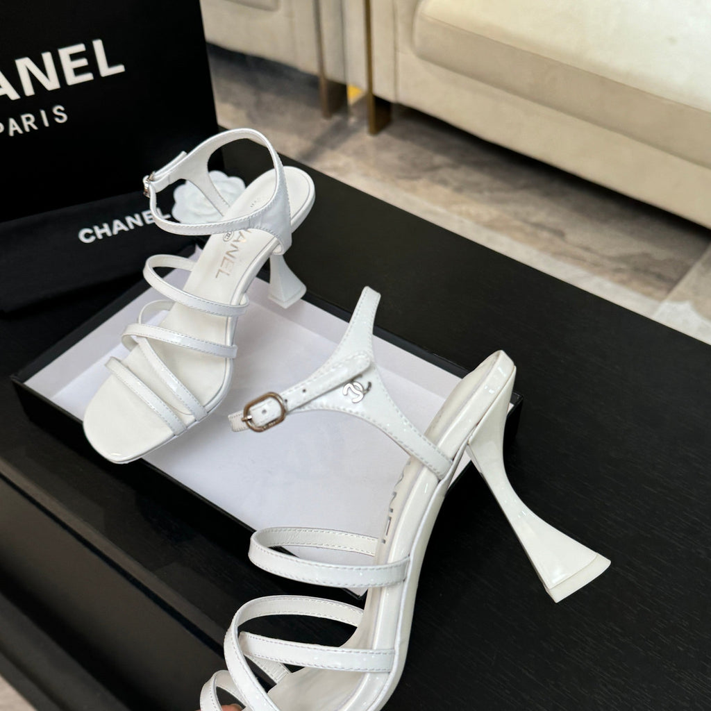 CC Cruise 25/26 Sandal 95mm White Patent Leather