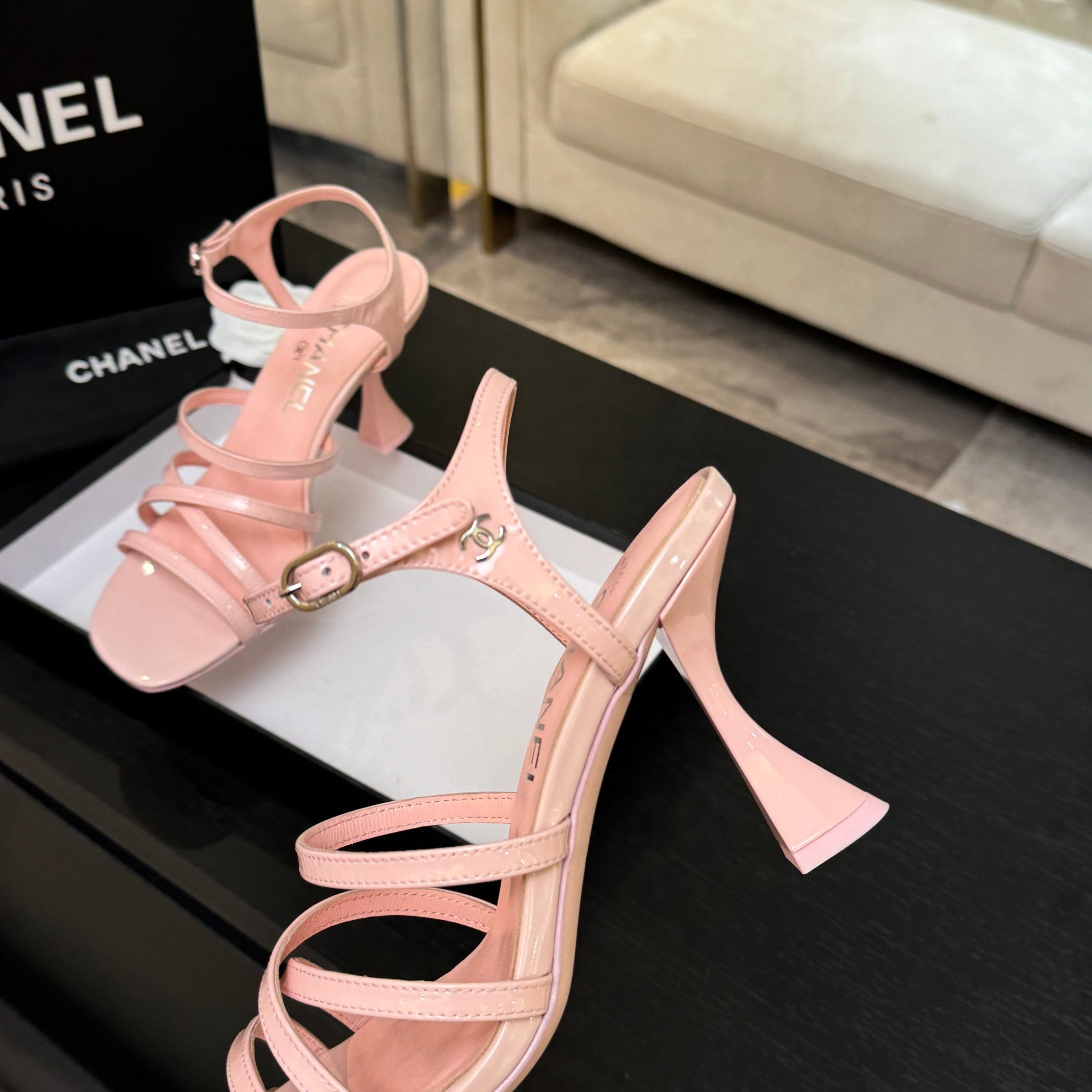 CC Cruise 25/26 Sandal 95mm Pink Patent Leather