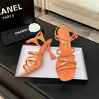CC Cruise 25/26 Sandal 95mm Orange Patent Leather