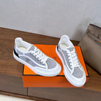 HM Get Sneaker Grey White Suede Cowhide 543791