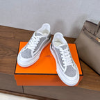 HM Get Sneaker Grey White Suede Cowhide 543791